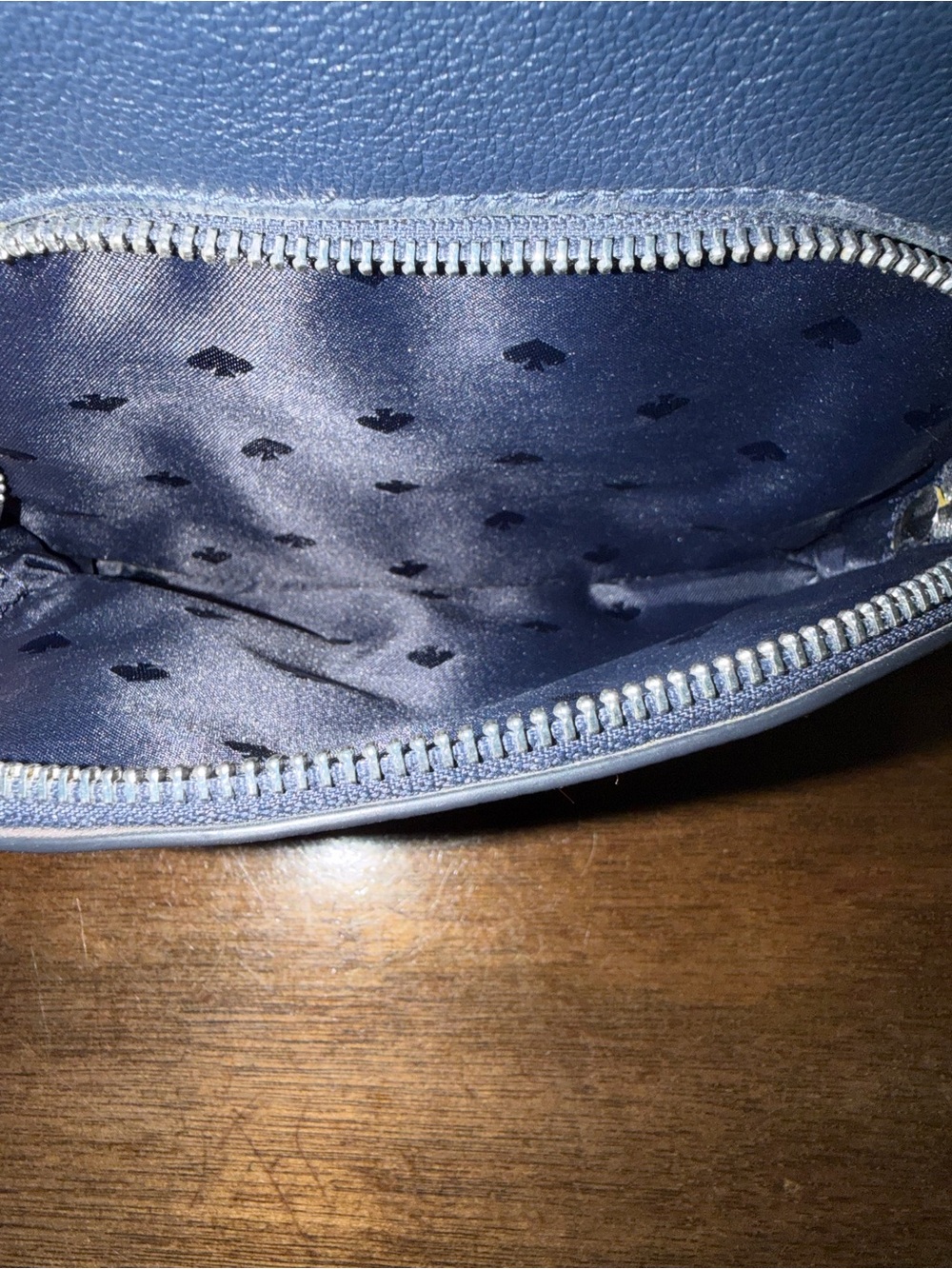 Kate Spade New York Navy BlueLeather Small Backpack - Picture 6 of 9